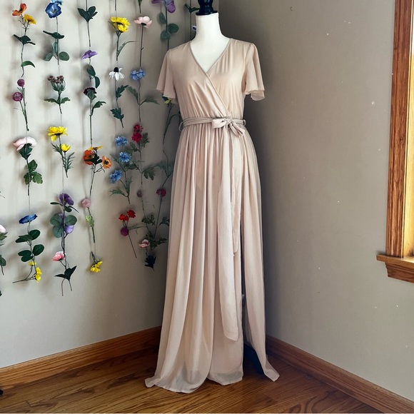 Baltic Born Kristina Maxi Dress Natural Small - Picture 3 of 11